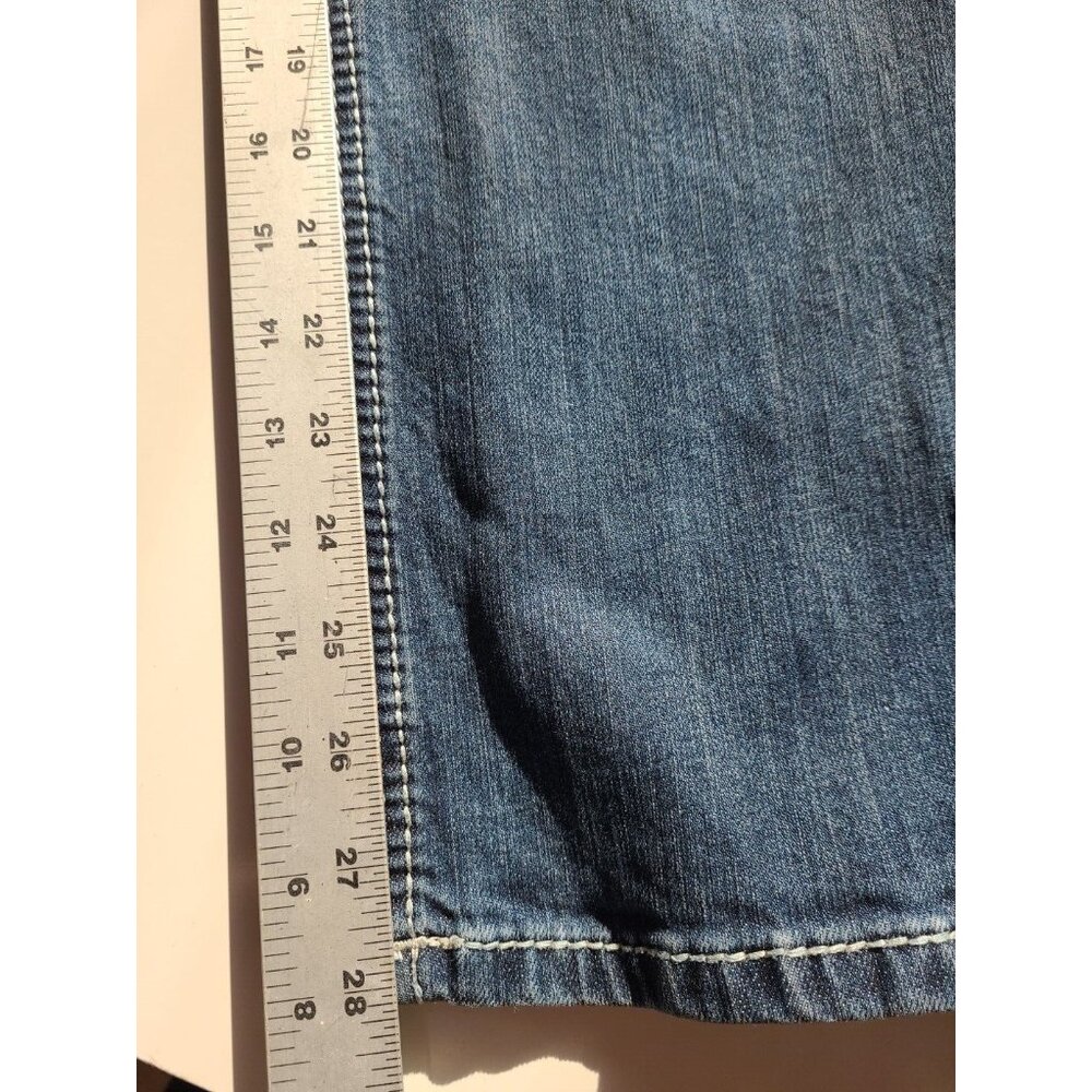 Rock & Roll Denim Jeans Mens 29/28 Pistol Straight Stretch Medium Wash - Picture 14 of 14